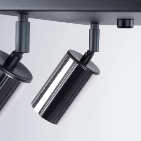 Lámpara de techo WINX 4 negro/cromo