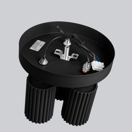 Lámpara de techo KARBON 3P negra