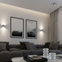 Plafond QUAD hormigón + 1x bombilla LED GU-10 3000K Cálida 7W 620lm