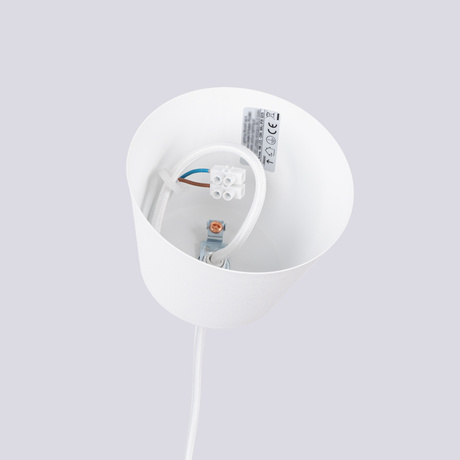 Lámpara colgante BILO biała