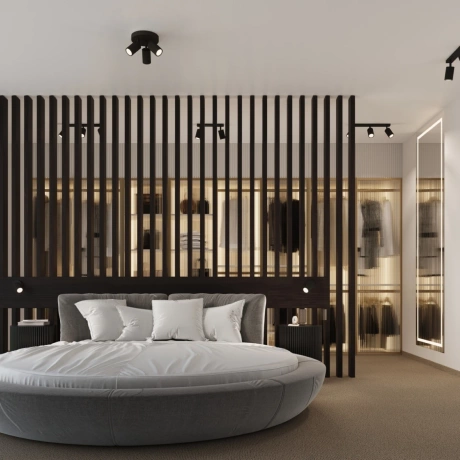 Lámpara de techo KARBON 2 negra