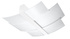 Plafond CELIA blanco + 3x Bombilla LED E27 4000K Fría 7,5W 650lm