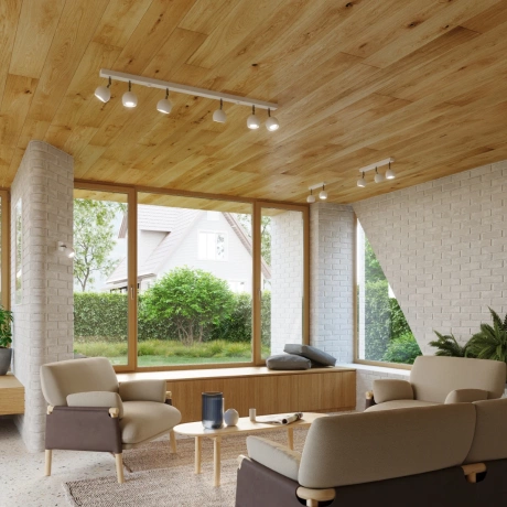 Lámpara de techo OCULARE 2 blanca