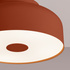 Lámpara de techo OMIQ rojo ocre