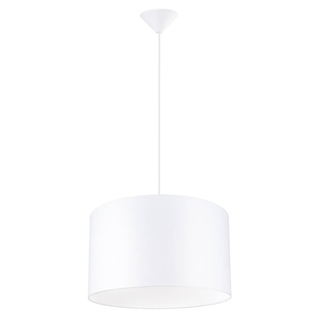 Lámpara colgante NOVA 40 blanca + 1x bombilla LED E27 3000K Cálida 7,5W 620lm