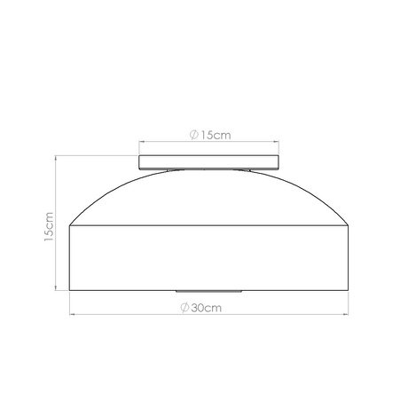 Lámpara de techo OMIQ beige
