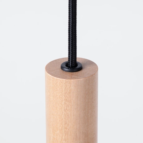 Lámpara colgante PASTELO 3L madera