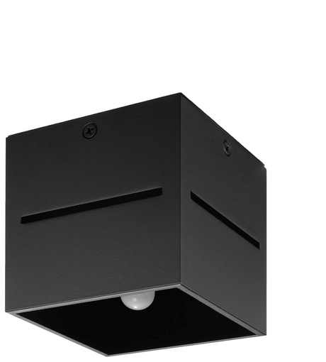 Plafond LOBO negro + 1x bombilla LED G9 4000K Fría 4,5W 530lm