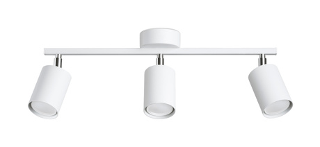 Plafond LEMMI 3 blanco + 3x Bombilla LED GU-10 3000K Cálido 7W 510lm