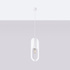 Lámpara colgante NICUS 1 blanco + 1x bombilla LED E27 3000K 7W 760lm