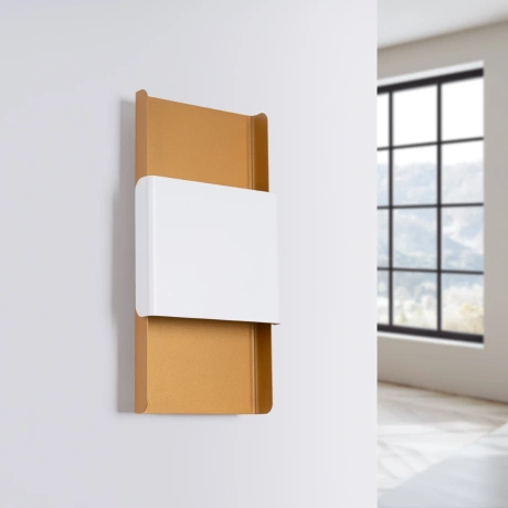 Aplique DURLIN oro/blanco