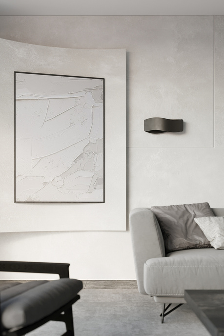 Aplique TILA 30 negro + 1x bombilla LED G9 3000K Cálida 4.5W 510lm