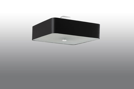 Plafond LOKKO 55 negro + 5x bombilla LED E27 3000K Cálida 7,5W 620lm