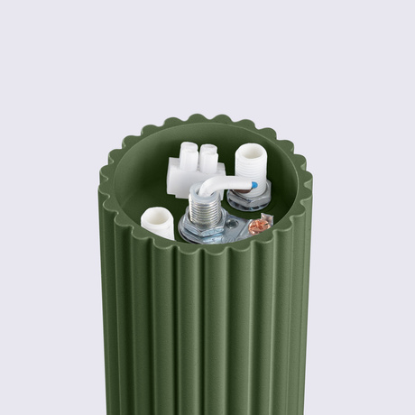 Lámpara de techo HALO verde oliva IP44