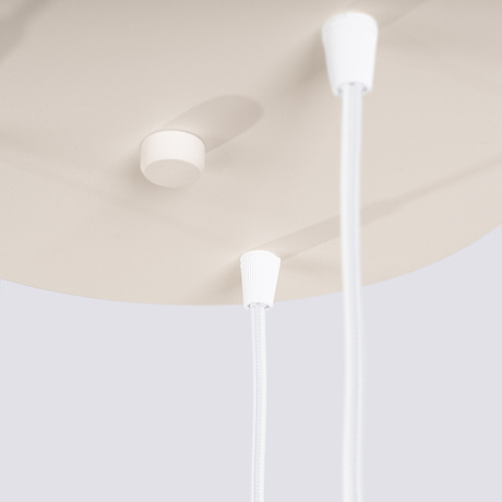 Lámpara colgante ESTRIA 3P beige