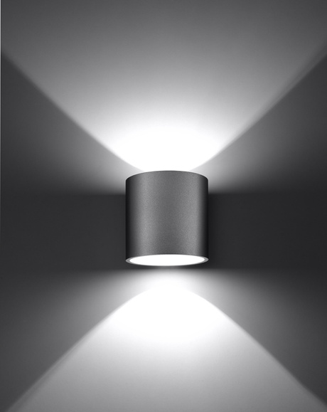 Aplique ORBIS gris + 1x bombilla LED G9 3000K Warm 4.5W 510lm