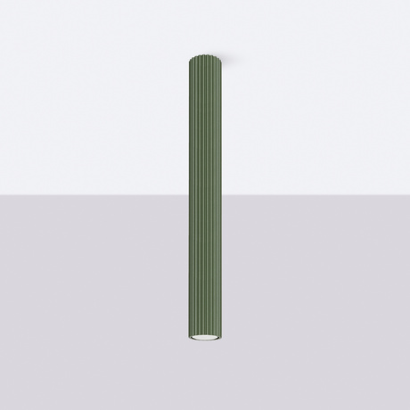 Lámpara de techo KARBON 60 verde oliva