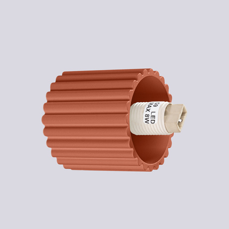 Aplique HALO rojo ocra IP44