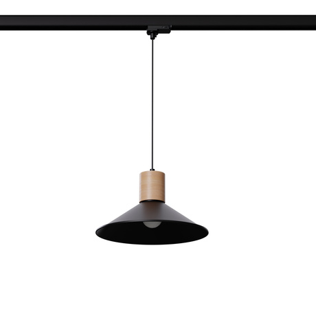 JAGA negro E27 3000K 7.5W 620lm lámpara colgante