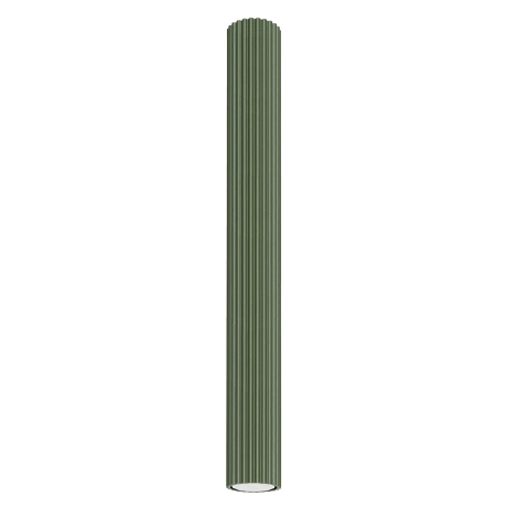 Lámpara de techo KARBON 60 verde oliva