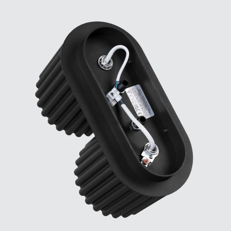 Lámpara de techo AURA 2 negra GU10