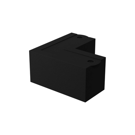 Conector de ángulo izquierdo negro