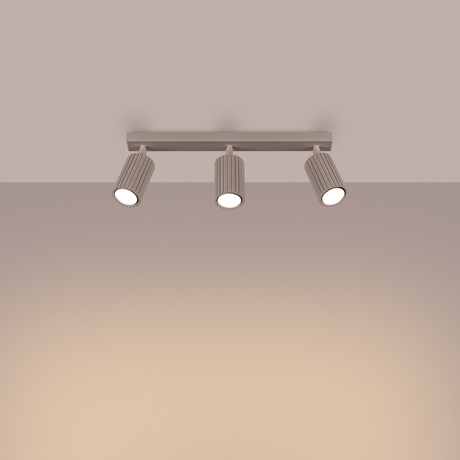 Lámpara de techo KARBON 3L taupe
