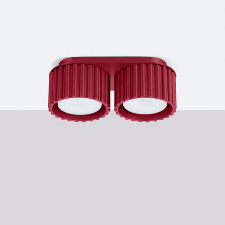 Lámpara de techo AURA 2 burdeos Gx53