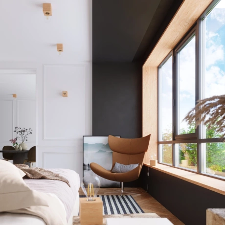 Lámpara de techo ARIZ madera natural