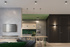 Plafond ORBIS 2 gris + 2x bombilla LED GU-10 3000K Cálida 7W 620lm