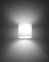 Aplique VICI blanco + 1x bombilla LED G9 3000K Warm 4.5W 510lm