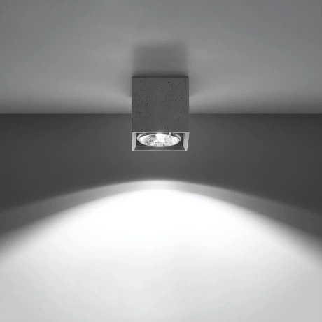 Lámpara de techo VALDE hormigón