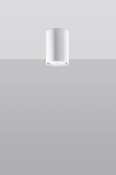 Plafond LAGOS 10 blanco + 1x bombilla LED GU-10 3000K Cálida 7W 620lm