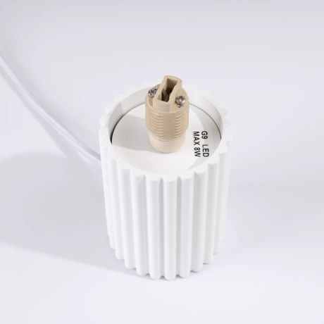 Lámpara de mesa HALO blanca