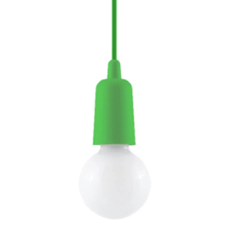 Lámpara colgante DIEGO 1 verde