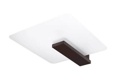Plafond LAPPO wenge + 2x bombilla LED E27 4000K Fría 7,5W 650lm