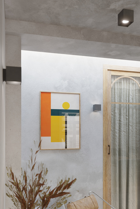 Lámpara de pared QUAD 1 antracita + 1x bombilla LED G9 3000K cálida 4,5W 510lm