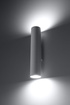 Aplique LAGOS 2 blanco + 2x bombilla LED GU-10 4000K Fría 7W 630lm
