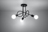 Lámpara SUPEŁ 3 negra + 3x bombilla LED E27 3000K Cálida 7,5W 620lm