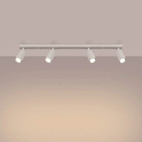 Lámpara de techo RING 4L beige