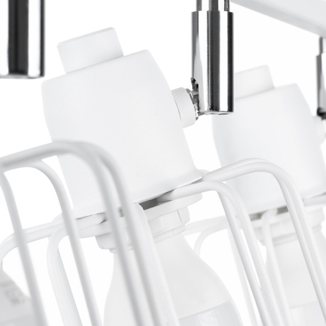 BELUCI 3 plafond blanco + 3x bombilla LED E14 3000K Warm 7.5W 620lm