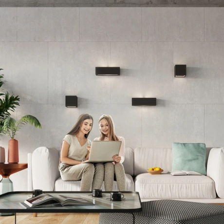 Aplique de cerámica VEGA negro