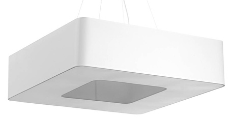URANO 80 lámpara de araña blanco + 8x bombilla LED E27 3000K Cálido 7.5W 620lm