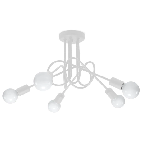 Araña LOOP 5 blanca