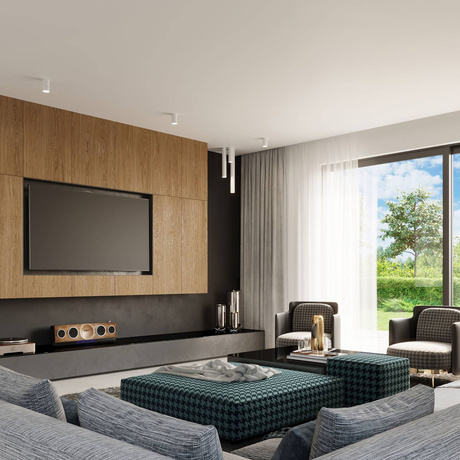 Plafond LAGOS 40 blanco + 1x bombilla LED GU-10 4000K Fría 7W 630lm