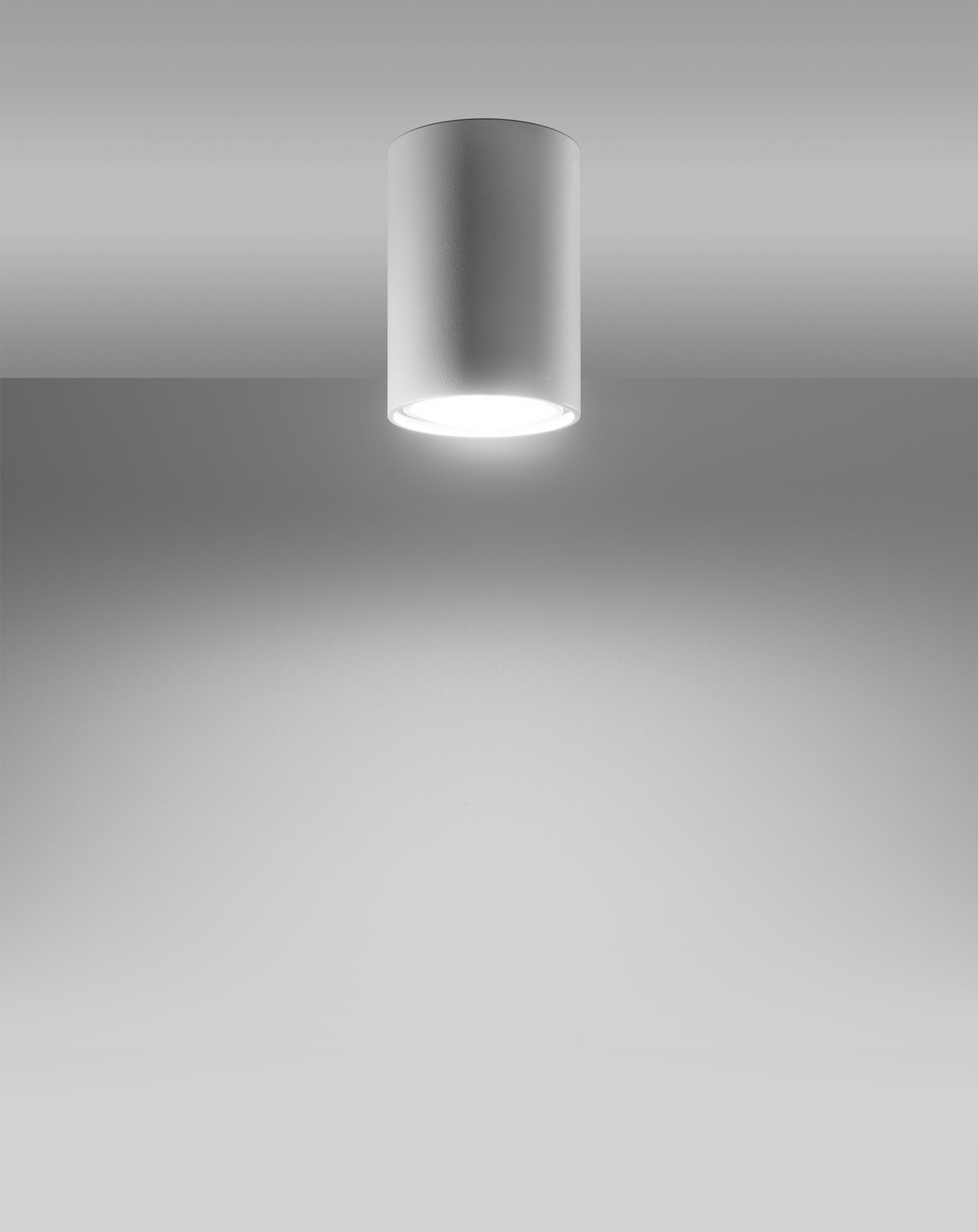 Plafond LAGOS 10 blanco + 1x bombilla LED GU-10 3000K Cálida 7W 620lm