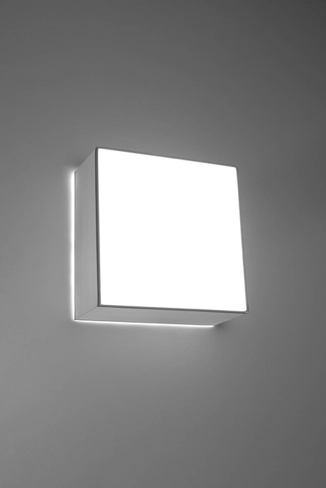 Plafón de techo HORUS 25 GRIS + 1x bombilla LED E27 3000K Cálida 7,5W 620lm