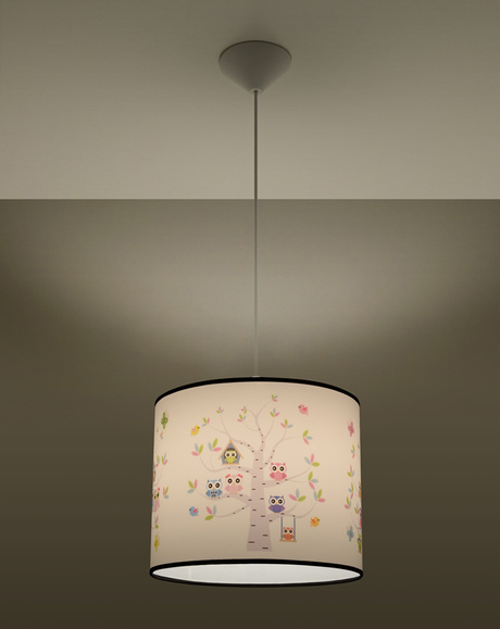 SOWY 30 lámpara colgante + 1x bombilla LED E27 4000K Fría 7,5W 650lm