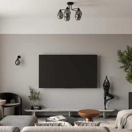 Lámpara FILLAN 5 negra