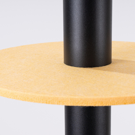 Lámpara colgante PELTA 1 negro/amarillo